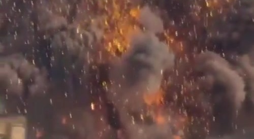 powerful strike on an IRGC missile base