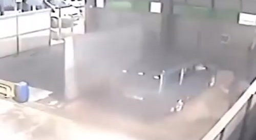 Automatic car wash included as a gift for the driver.