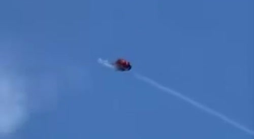 French Jet shooting down an Iranian drone today over Iraq.