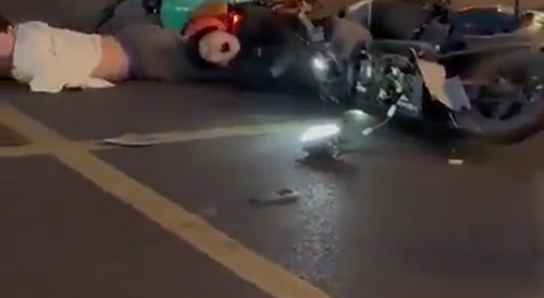 Hard Seizure After Bike Smash