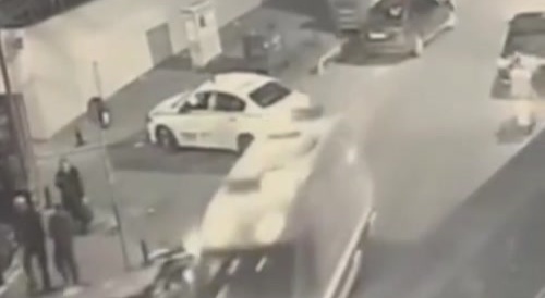 ambulance and motorcycle accident