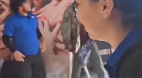 Latino Secury Guards Fight Ghetto Shoplifters