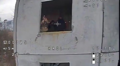 Anti-drone net used in Europe