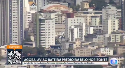 Crash plane in Belo Horizonte, Brasil