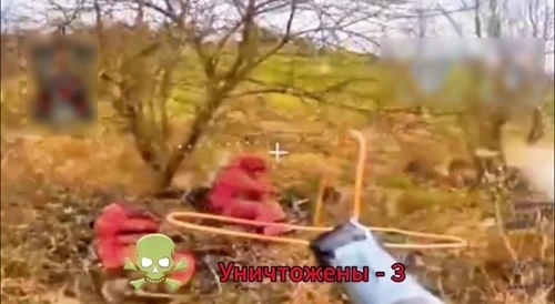 The destruction of seven Ukrainian militants