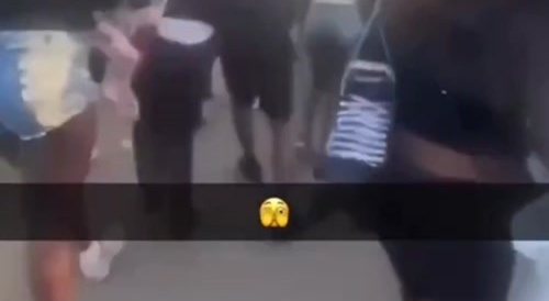 Mass brawl