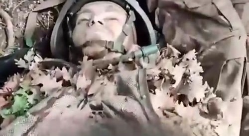 Destruction of a five-man Ukrainian special forces unit.