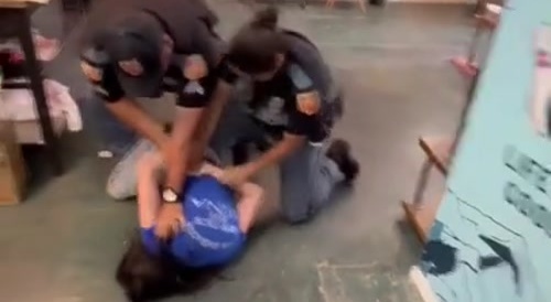 Female Cop Punches 'Hot-Latina' Shoplifter