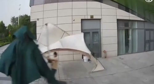 The Good Old Umbrella Surfer