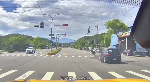 70 y-o Runs Light, Hits Scooter