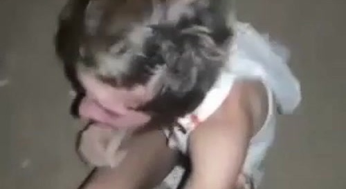 Girl got caught stealing in Favela