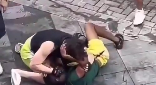 Darkies Cause Trouble in Chinatown