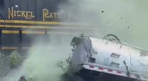 Human Shit Tank Gets Hammered