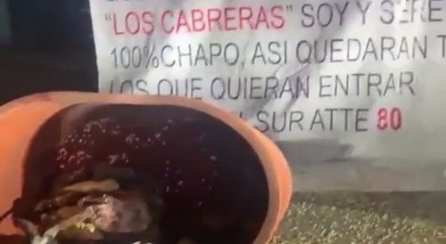 Cartel Sends A Message