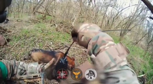 Ukrainian Forces Storming a Russian Position