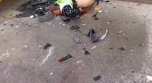 Smashed By Car