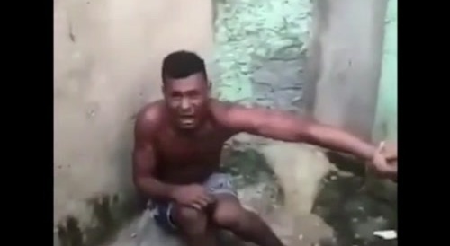 Guy gets his limbs destroyed as punishment