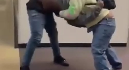 white man vs black man