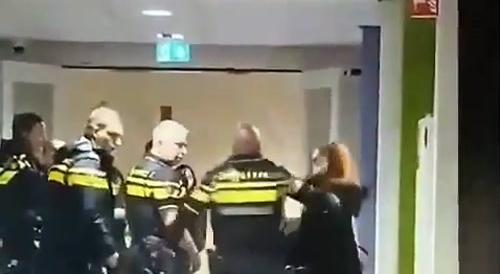 Pregnant Woman Tackled