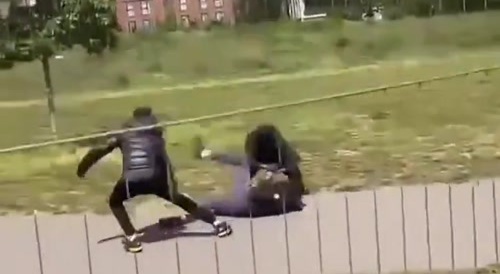 Machete fight