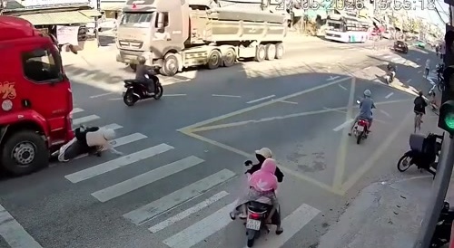 Another Aggressive Red Truck