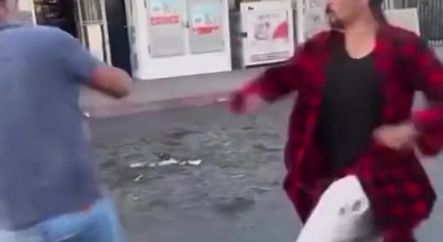 Latino Fighters Brawl in Parking Lot