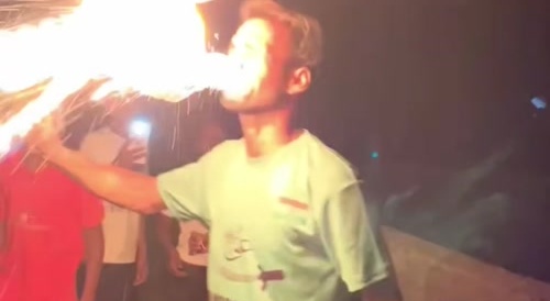 Indian Face burn