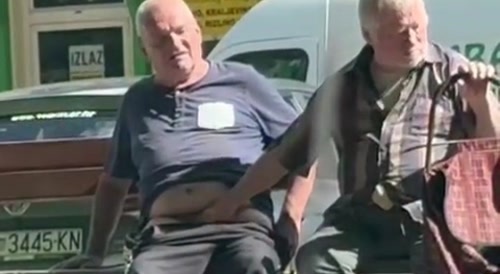 A little bit of grandpa on grandpa action