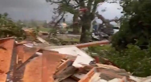 Tornado Strikes At 4:20