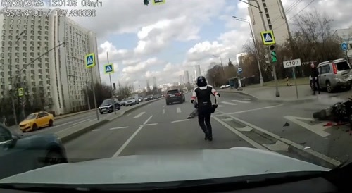 Bike crash