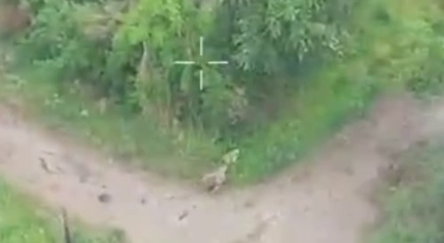 Two Ukrainians are killed by a drone.
