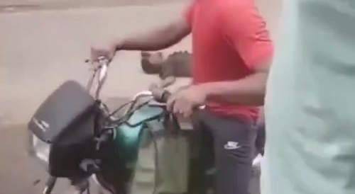 Guy under influence, attempts stunt