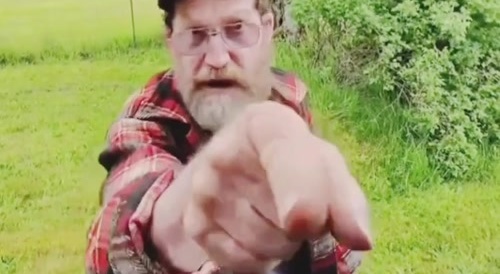 Racist Angry Old Man Off His Meds