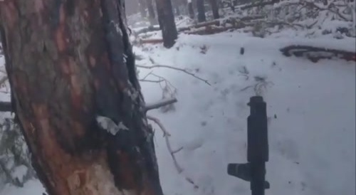 First-person view of the elimination of a russian mercenary.