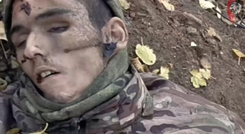 The bodies of murdered russians