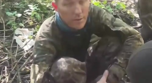 Interrogation and execution of a captured Ukrainian