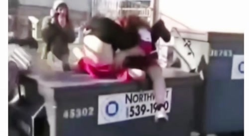Street choke slam