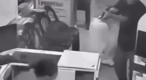 It doesn't look like a robbery.