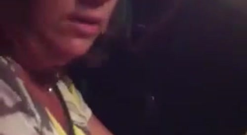 Fatty shits her pants while driving