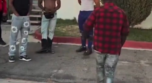 Broke Azz Thug Jumped for Running his Mouth