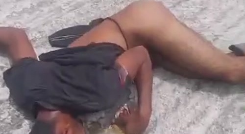 A man who sexually assaults a woman is castrated.