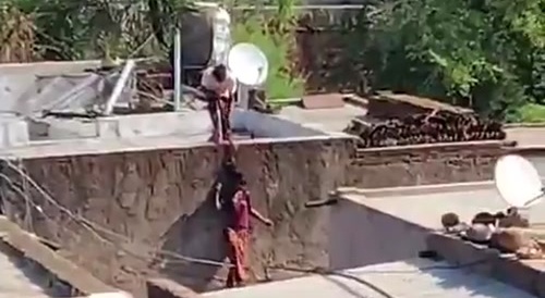 Guy beats girl after being rejected