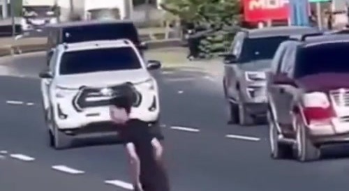 Breakdancing Biker