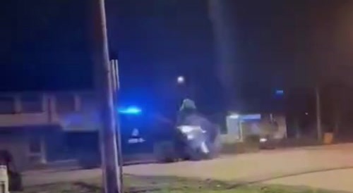 police intervention in illegal race