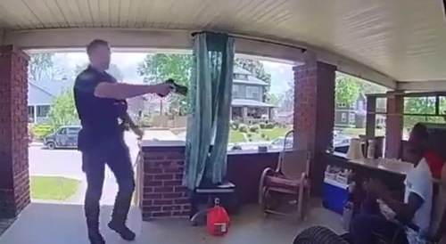 Police are searching for a man who invaded a home and assaulted a woman.