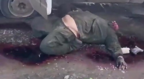 Killed russian militants.