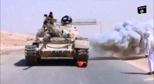 Executioner uses a tank