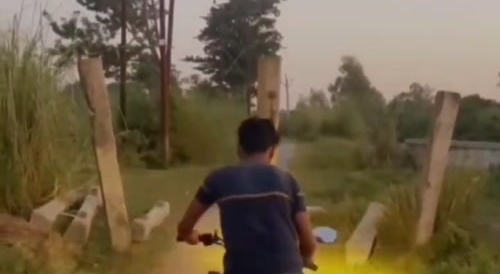 heroic motorcycle sacrificed itself