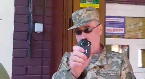 Forceful mobilization in Ukraine.