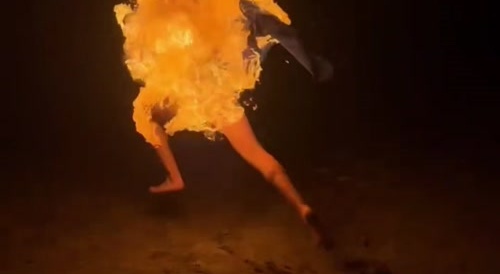 Fire ocean